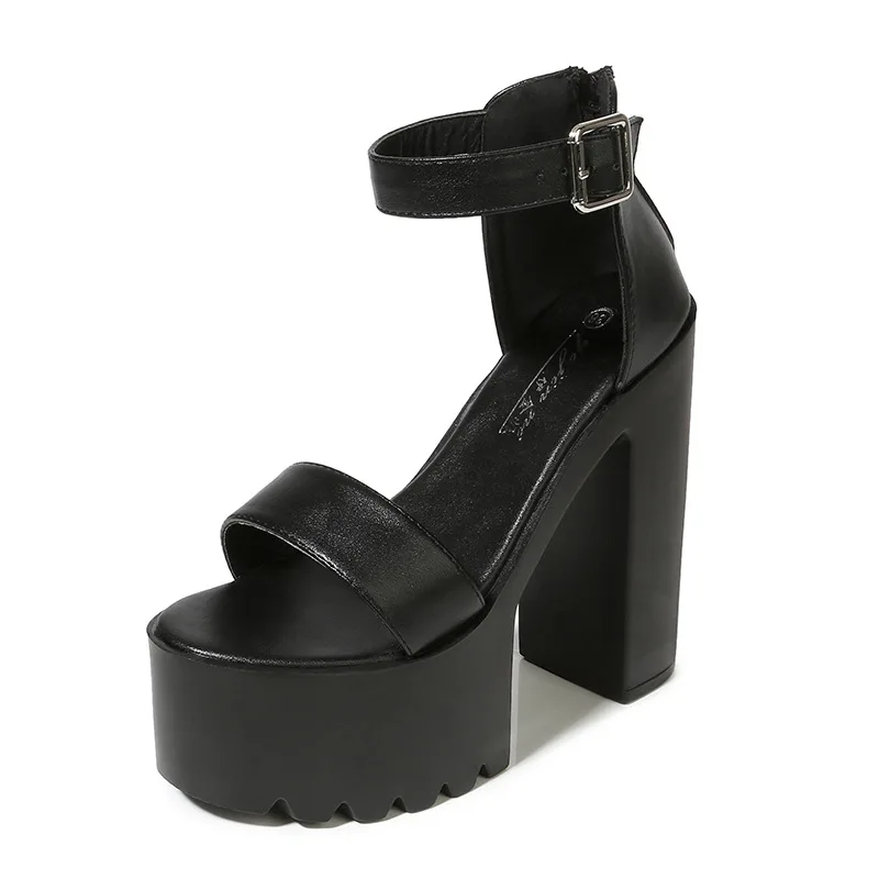 Vintage Fashion Heels - White Summer Sandals 2026 Vintage Buckle