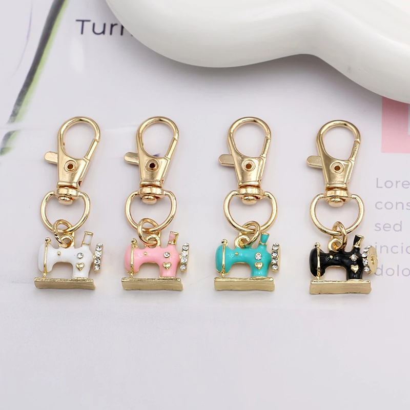 4pcs Mini Sewing Machine Keych - đánh giá và giá Vintage Fashion Meaning