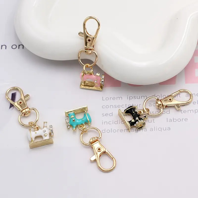 4pcs Mini Sewing Machine Keych - đánh giá và giá Vintage Fashion Meaning