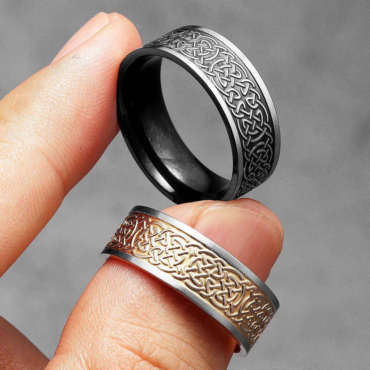 Viking Celtic Knot Men Rings S - đánh giá và giá Vintage Fashion Newtown