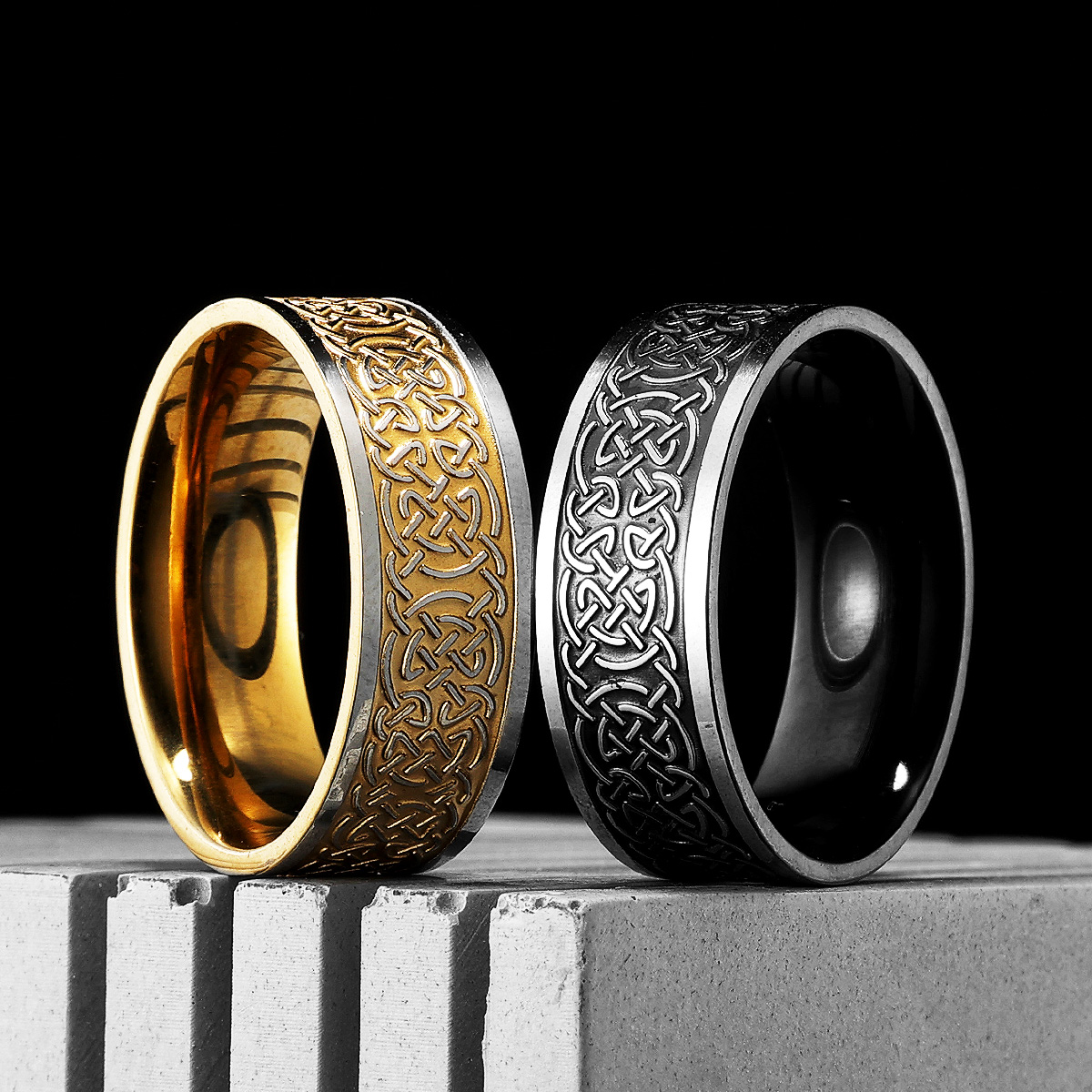 Viking Celtic Knot Men Rings S - đánh giá và giá Vintage Fashion Newtown