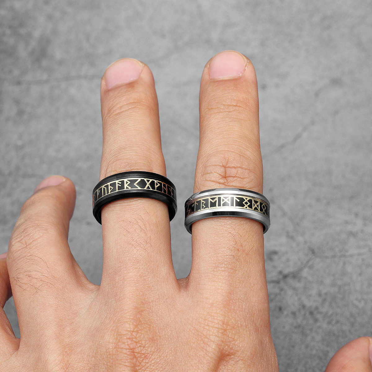 Viking Elder Futhark Rune Band - đánh giá và giá Vintage Fashion Newtown