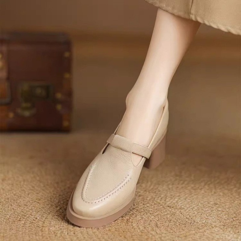 French Vintage Soft Leather Pl - đánh giá và giá Vintage Fashion Heels