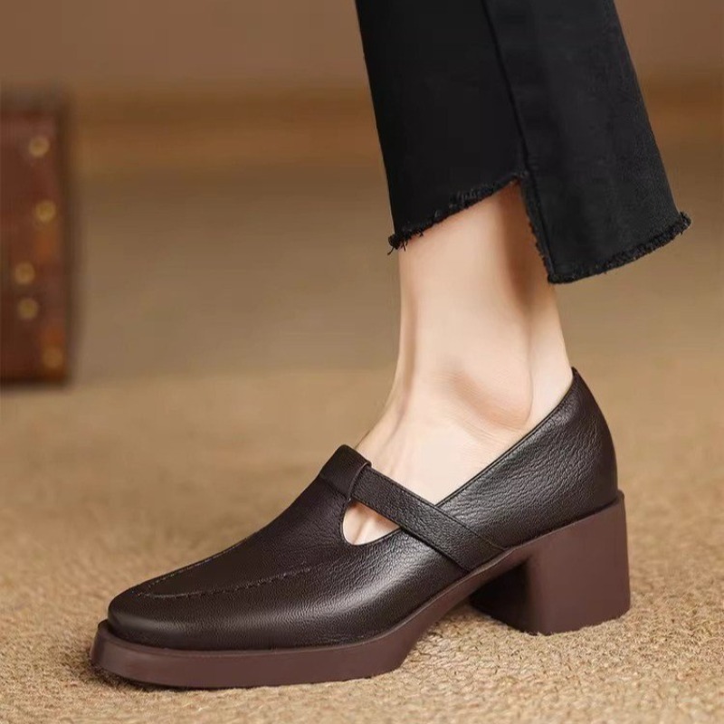 French Vintage Soft Leather Pl - đánh giá và giá Vintage Fashion Heels