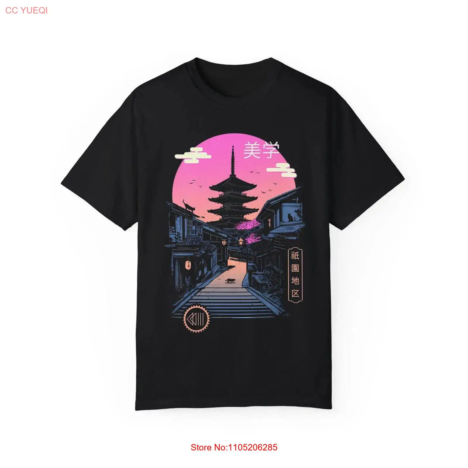 Neon Japan Street T Shirt Kyot - đánh giá và giá Vintage Fashion Kyoto