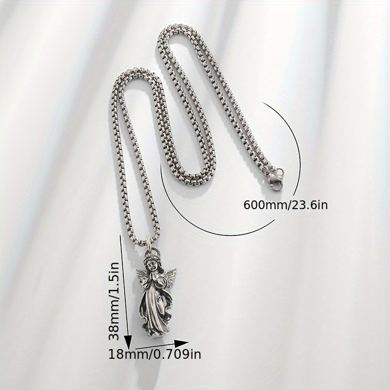 Guardian Angel Amulet Necklace - đánh giá và giá Vintage Fashion Meaning