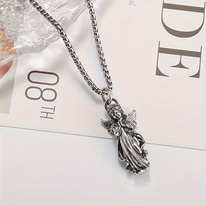 Guardian Angel Amulet Necklace - đánh giá và giá Vintage Fashion Meaning