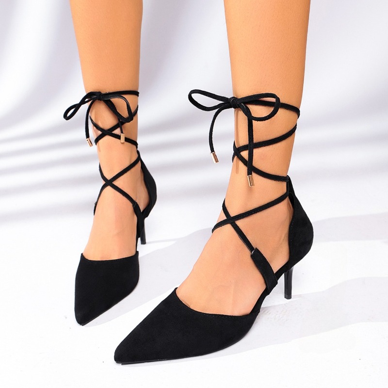 2026 New Summer Women's Solid  - đánh giá và giá Vintage Fashion Heels