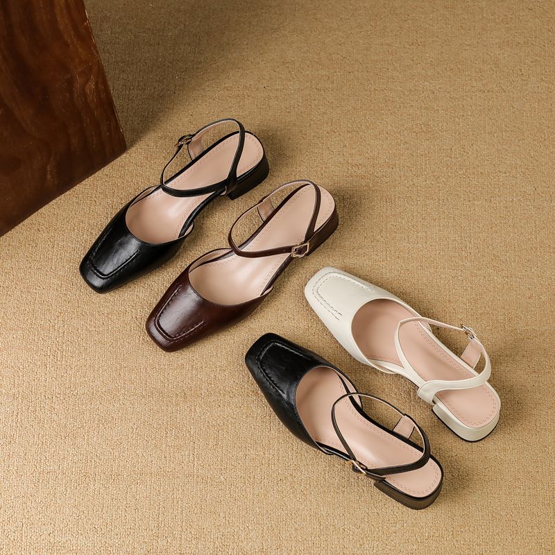 Girseaby 2025 Female Sandals S - đánh giá và giá Vintage Fashion Heels