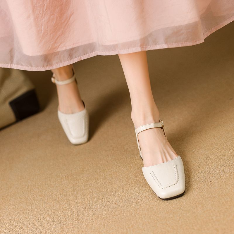 Girseaby 2025 Female Sandals S - đánh giá và giá Vintage Fashion Heels