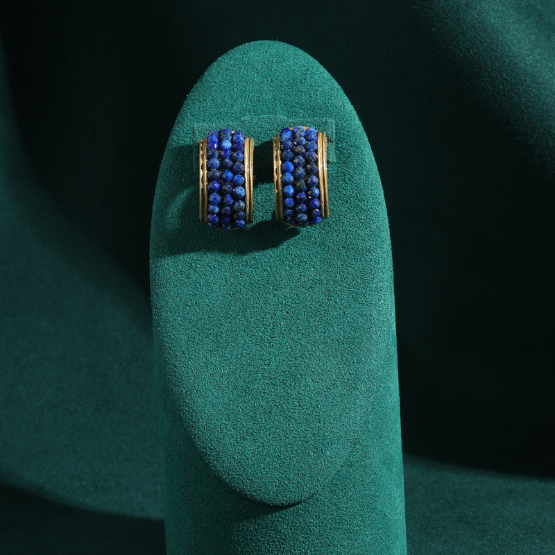 Vintage Lapis Lazuli Stud Earr - đánh giá và giá Vintage Fashion Trends 2025