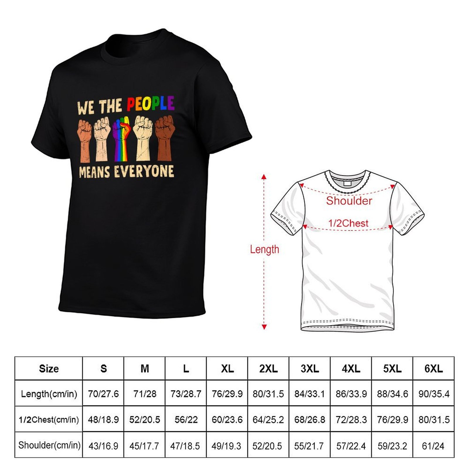 We The People Means Everyone L - đánh giá và giá Vintage Fashion Archive