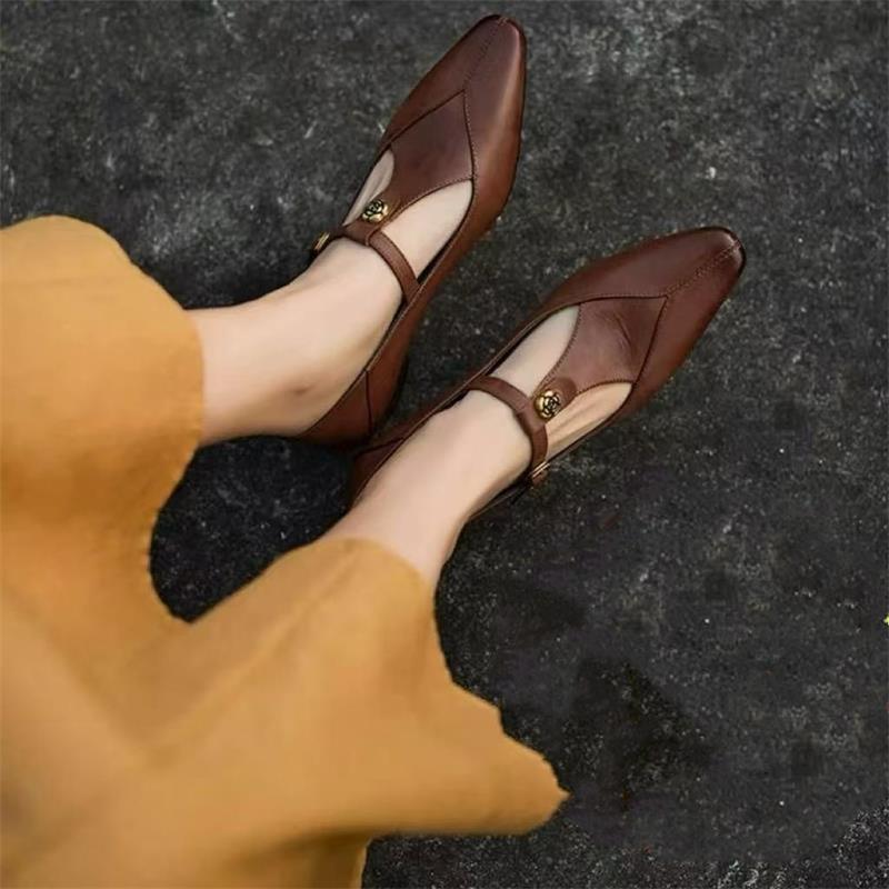 2026 Women's Rose Decor T-Stra - đánh giá và giá Vintage Fashion Heels