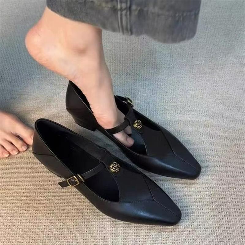 2026 Women's Rose Decor T-Stra - đánh giá và giá Vintage Fashion Heels