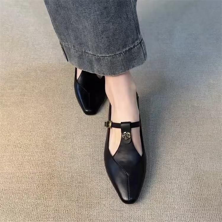 2026 Women's Rose Decor T-Stra - đánh giá và giá Vintage Fashion Heels