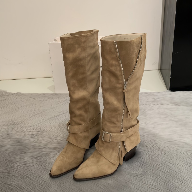 Women's Boots Vintage Suede Le - đánh giá và giá Vintage Fashion Heels