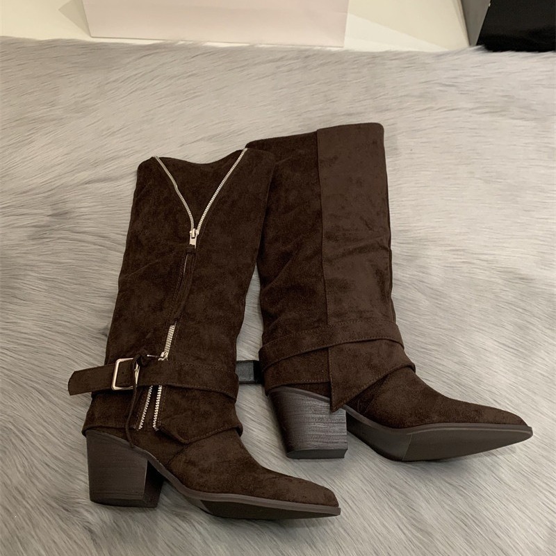 Women's Boots Vintage Suede Le - đánh giá và giá Vintage Fashion Heels
