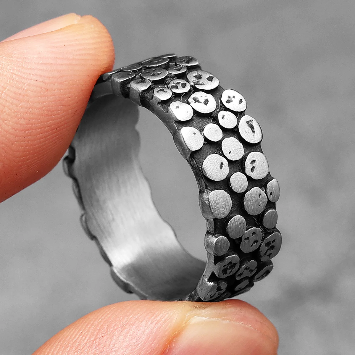 Minimalism Spot Men Rings Stai - đánh giá và giá Vintage Fashion Newtown