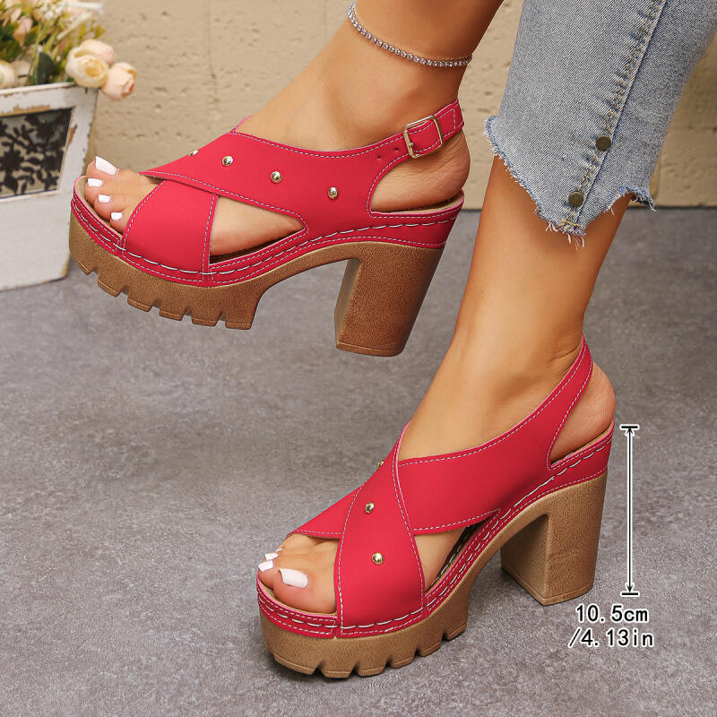 Vintage Super High Heel Cross  - đánh giá và giá Vintage Fashion Heels
