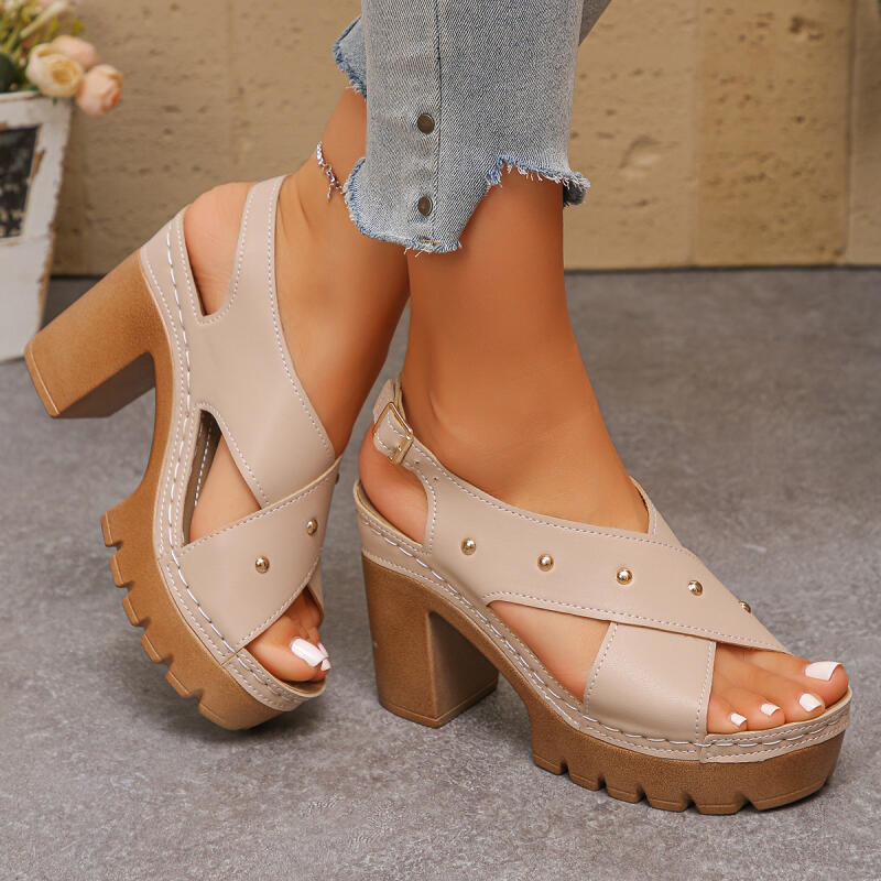 Vintage Super High Heel Cross  - đánh giá và giá Vintage Fashion Heels